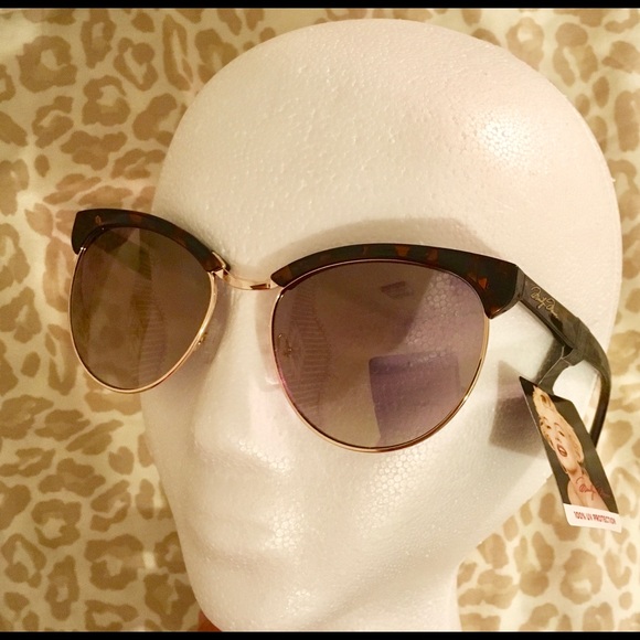 💋🕶 MARILYN MONROE TORT ROUNDED CATEYE SUNGLASSES - Picture 3 of 7